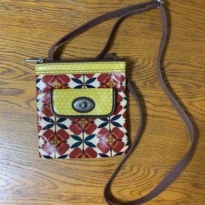 Fossil Leather Crossbody Bag